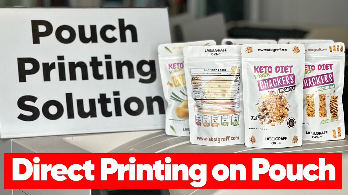 labelgraffme's tweet image. Watch on YouTube: youtu.be/HYtAcXJuhwc

Digital direct printing on pouch with OKI Pro9000 Series printer (CMYK+W/Clear).To know more, send us a WhatsApp 06 557 9929

#pouchpackingmachine #pouchprinting #pouchpackaging #pouchbag #pouches #directprinting #DirectPrint