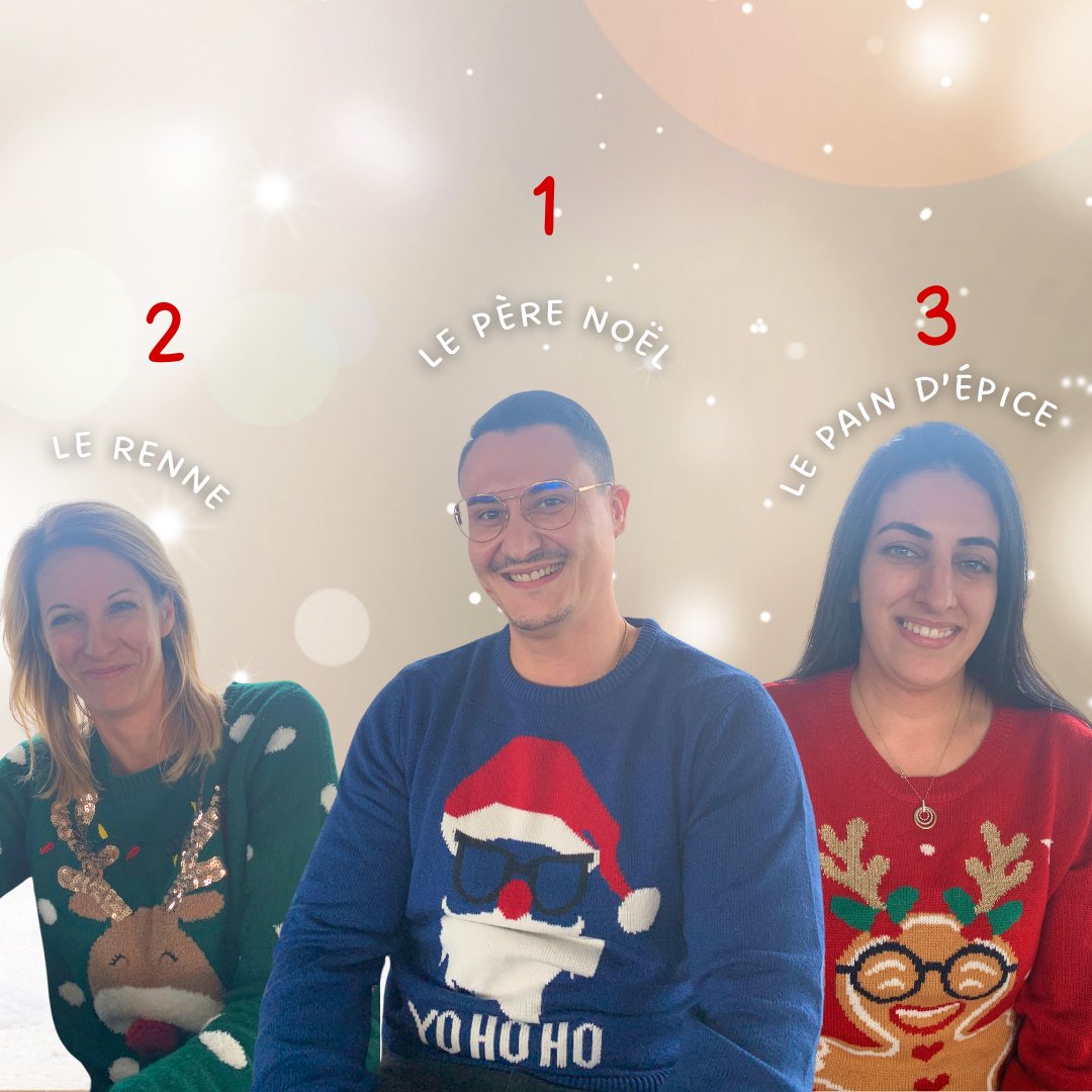 [ CALENDRIER DE L'AVENT JOUR 16 ] 🤩

Découvrez le top 3 des pulls de l'équipe Colibree.fr. 😄

Et vous, comment sera votre pull de Noël cette année ?

#noël #calendrierdelavent #pulldenoel