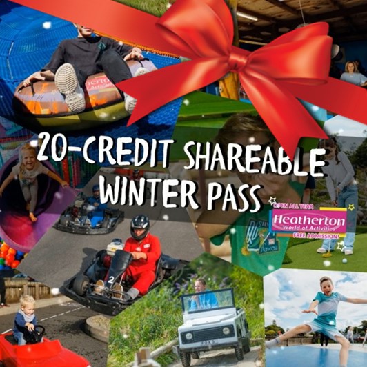 🎁 𝑪𝒉𝒓𝒊𝒔𝒕𝒎𝒂𝒔 𝒈𝒊𝒇𝒕 𝒔𝒑𝒐𝒕𝒍𝒊𝒈𝒉𝒕 - 𝒂 𝒔𝒉𝒂𝒓𝒆𝒂𝒃𝒍𝒆 𝒇𝒂𝒎𝒊𝒍𝒚 𝒂𝒄𝒕𝒊𝒗𝒊𝒕𝒚 𝒑𝒂𝒔𝒔! 🎁
For a truly memorable family-to-family gift, you can't beat a shareable Heatherton activity Credit Pass!
For inspo check out bit.ly/HeathertonGift…