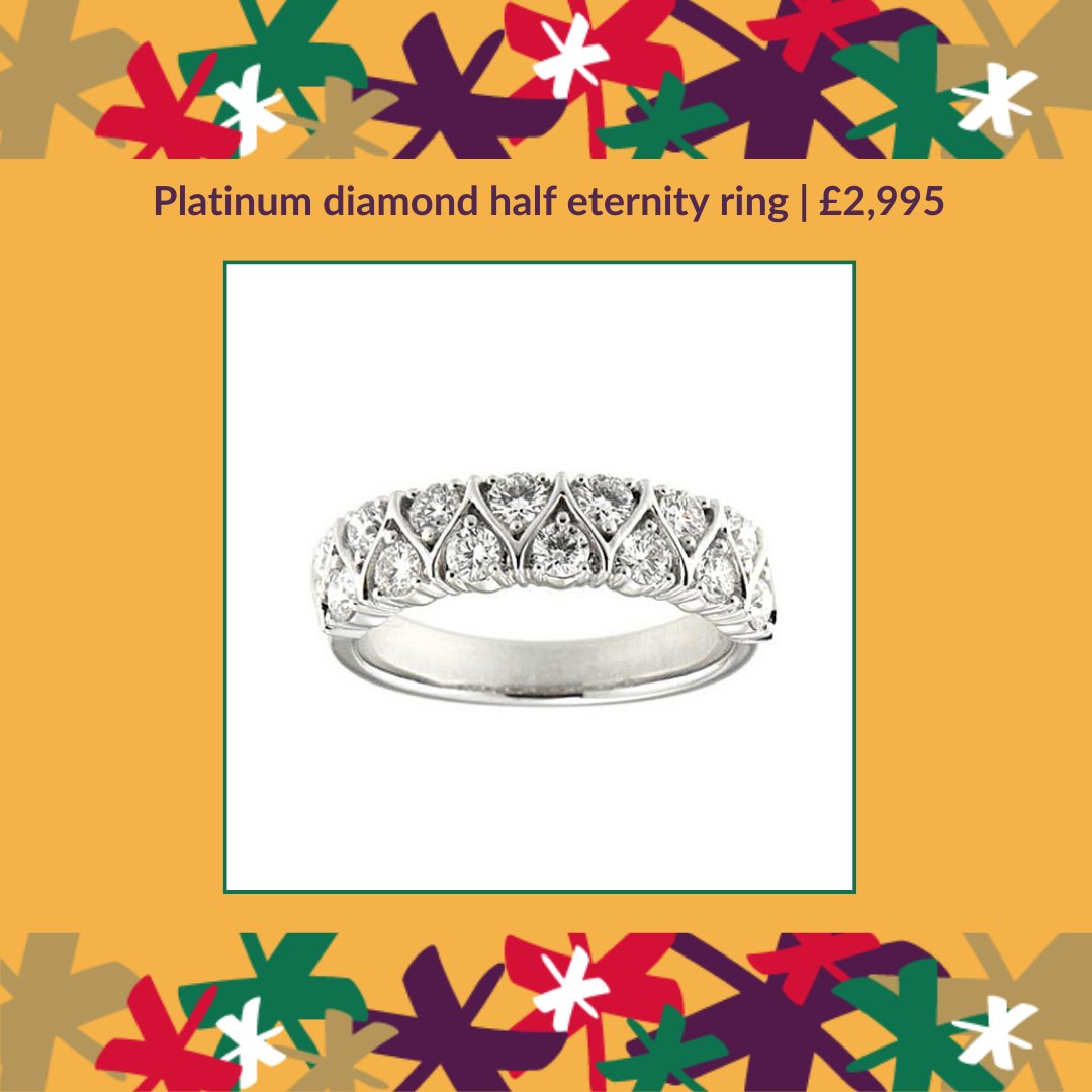 👀 A platinum diamond set ring, 0.75ct of stunning white diamonds. Put the sparkle into your Xmas! Reserve online for no-obligation view in-store ✅ Buy online for fast delivery ✅ Hand gift wrapped ✅ ow.ly/OhT150QiBVG
