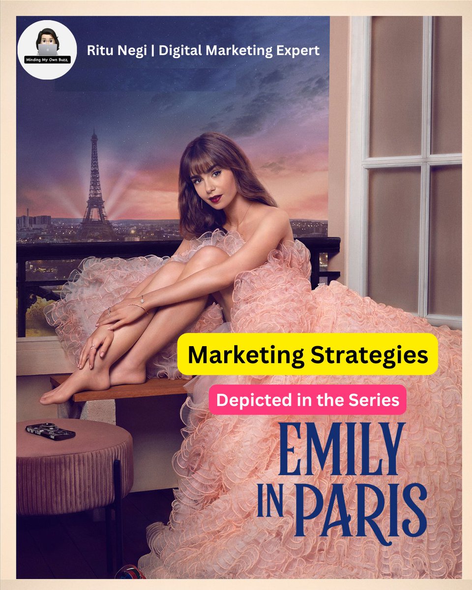 In the series ‘Emily in Paris,’ we witness a blend of chic campaigns and strategic moves that every marketer can learn from. Check it out: instagram.com/p/C059lGiy1yt/… #marketing #business #branding