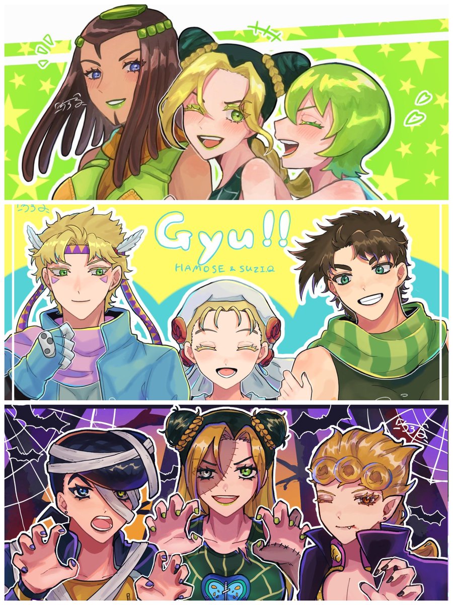 #ジョジョラーさんと繋がりたい
#ジョジョラー自己紹介シート 
6部見終わっちまったので更新がてらタグ失！RT中心に巡回〜
たいていFFに狂ってる人間です！あとぎゅって感じの絵が好き🫶💞