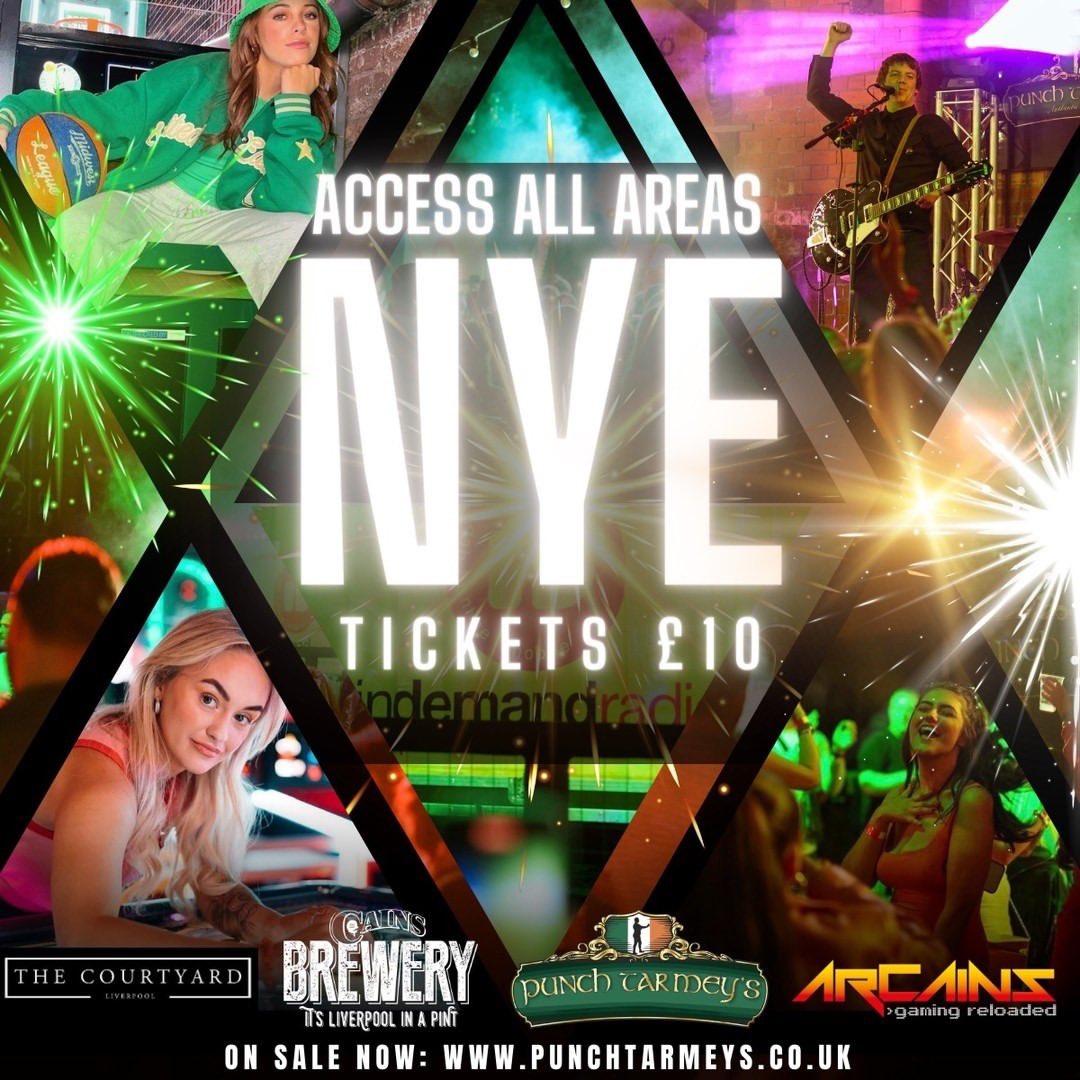 Get ready for the ultimate New Year’s Eve experience in Liverpool! 4 venues are taking NYE to the next level with their ‘Access All Areas’ special event. 💥

MORE INFO: bit.ly/3RNgIUE