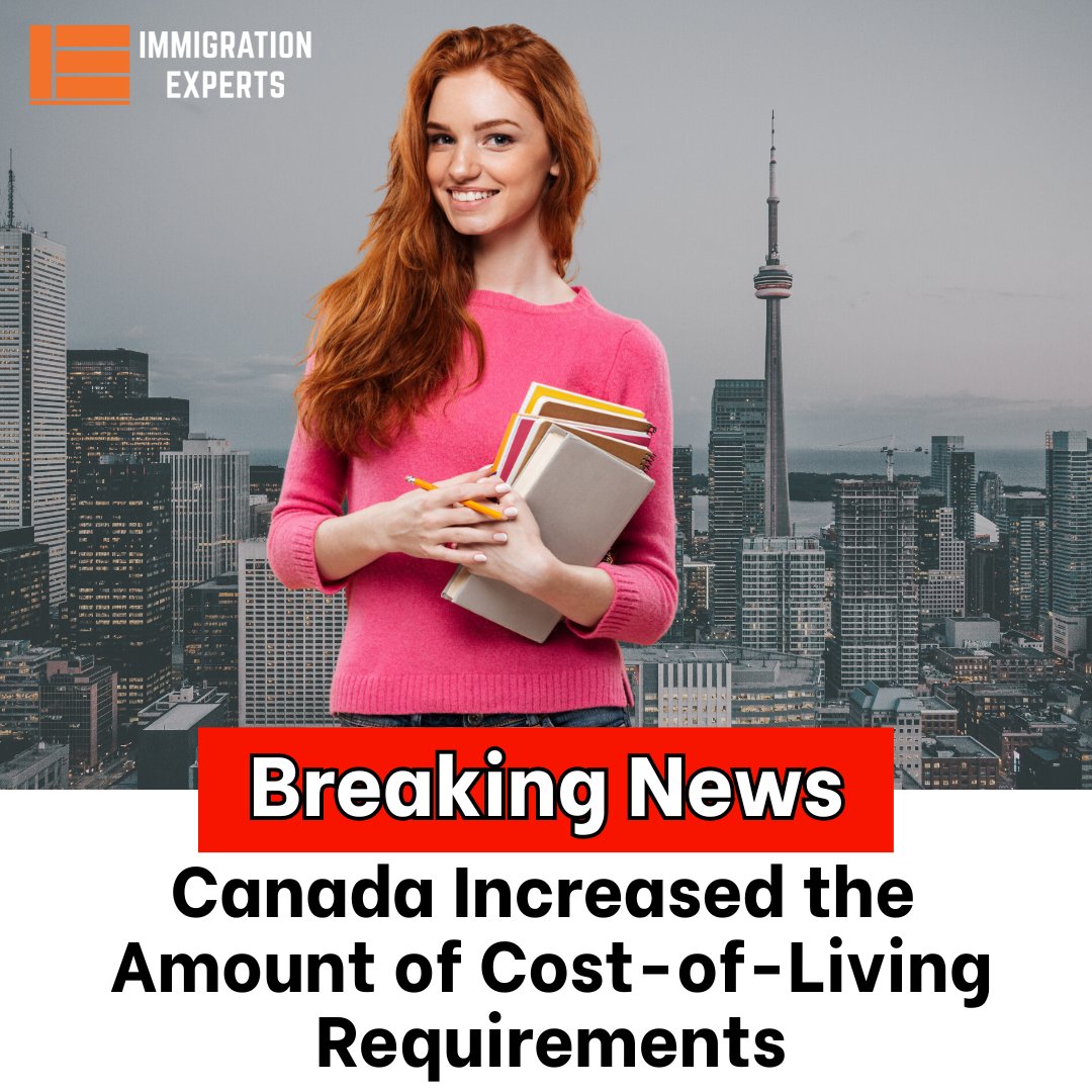 rizwanulhaque22's tweet image. Canada increased the amount of cost of living requirements immigrationexperts.pk/breaking-canad…
.
.
#permanentresidency #canadastudyvisa #educationconsultant #abroad #scholarships #migratetoaustralia #immigrationservices #immigrationlaw #immigrationcanada #immigrationconsultant #touristvisa