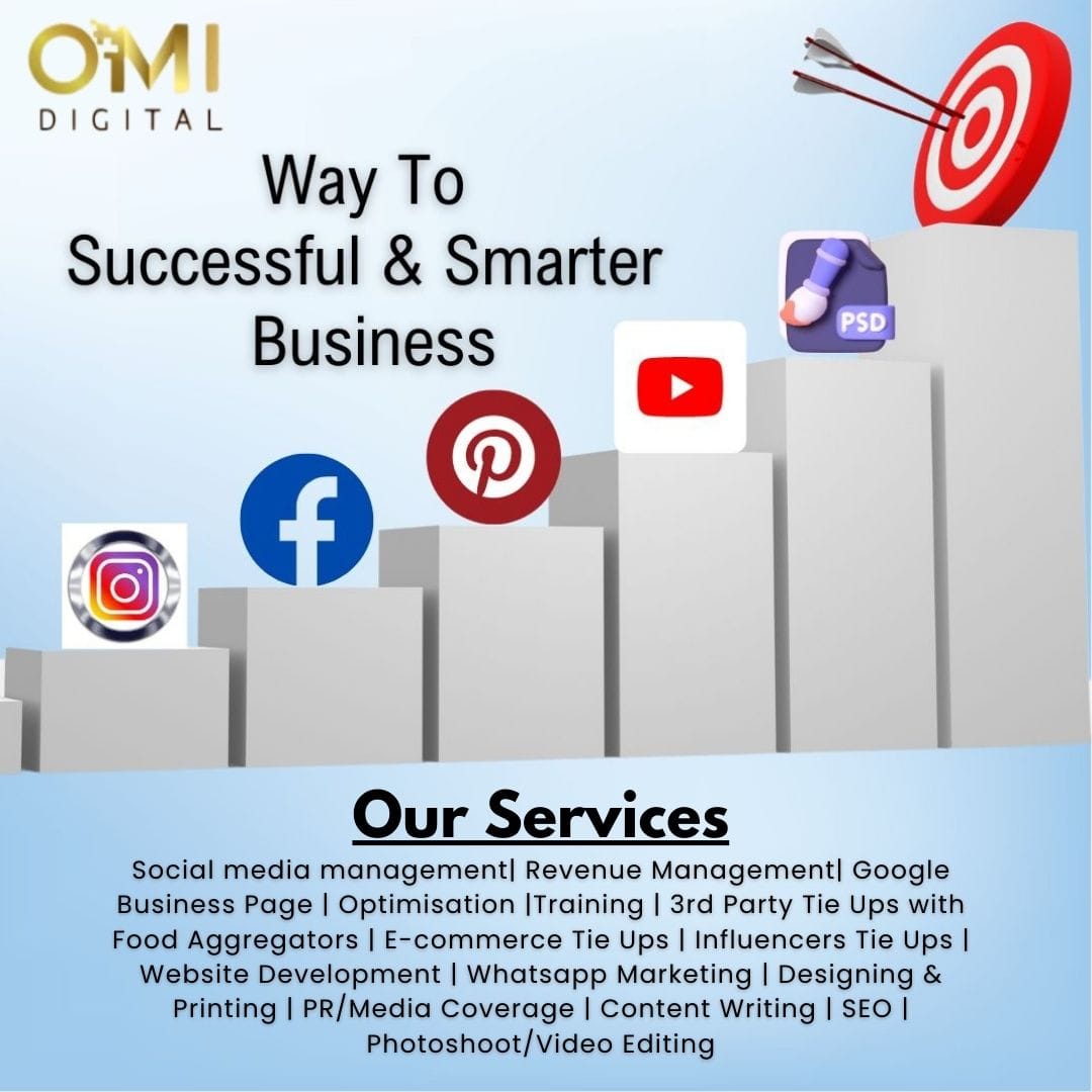 Digital marketing is the only way to successful and smarter business. 
. 
'OMI: A Boutique #Digitalmarketing Company '
Reach us:- +91 99580 64600
. 
. 
. 
#omi #omidigital #digitalmarketing #digitalstrength #SEOBusiness  #OnlineVisibility #ReachMoreCustomers  #GrowYourBusiness