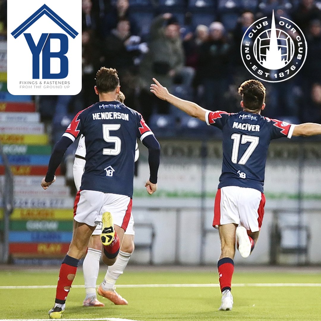 Top of the table clash! Falkirk FC travel to New Douglas Park today to face Hamilton Academical in a huge game in Cinch Scottish League One. A win will take the bairns back to the top of the league and everyone at YB will be cheering them on!