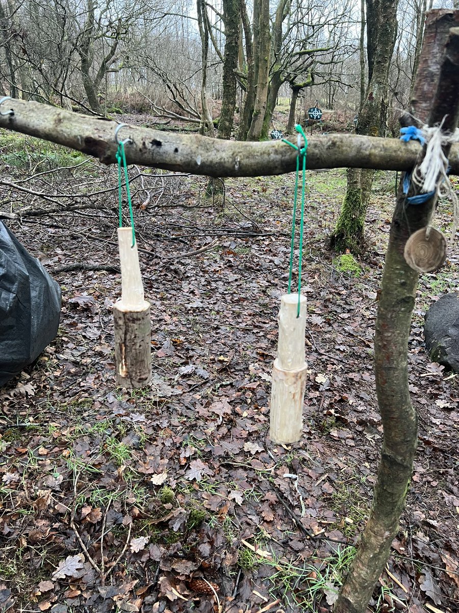 Our last day at Well Wild on Friday. The boys got to make mallets. @IWBSFalkirk #watchusgrow