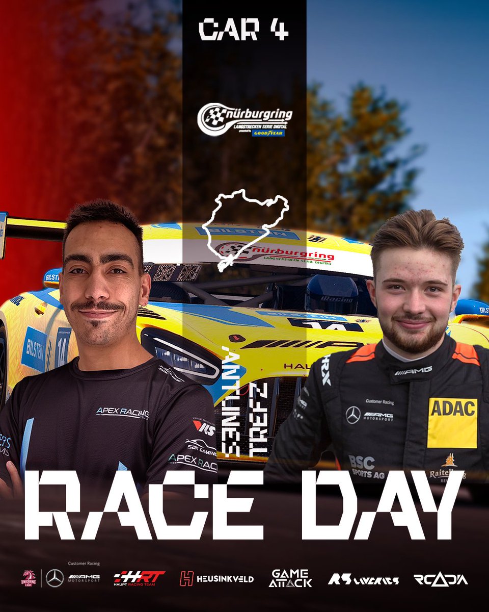 We're back for Round 2 of the @vln_de Digital Nürburging Endurance Series. 🇩🇪 @Luci_Trefz will race alongside @Jimmy_Antunes against a strong field including reigning Formula 1 World Champion @Max33Verstappen! #AMGEsports 💚