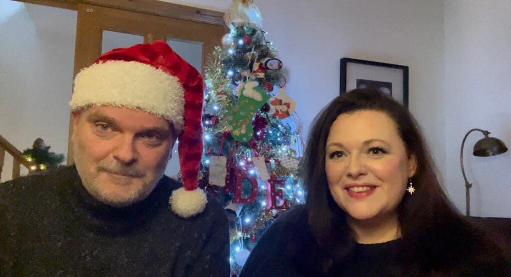 The hat is on! Christmas is now officially happening! Kerry and I are throwing open the doors of the house once again this Xmas eve for another #ChristmasWithTheMcLeans on @bbcradioulster and @BBCSounds from 8pm. Call by for a night of music, good times & cake! Spread the word!