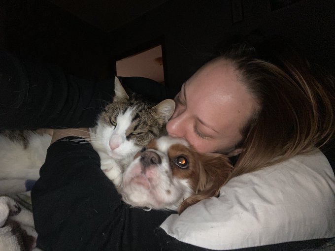 They were not impressed 😂🐶🐱🤭❤️ https://t.co/yeXwbIr1JQ