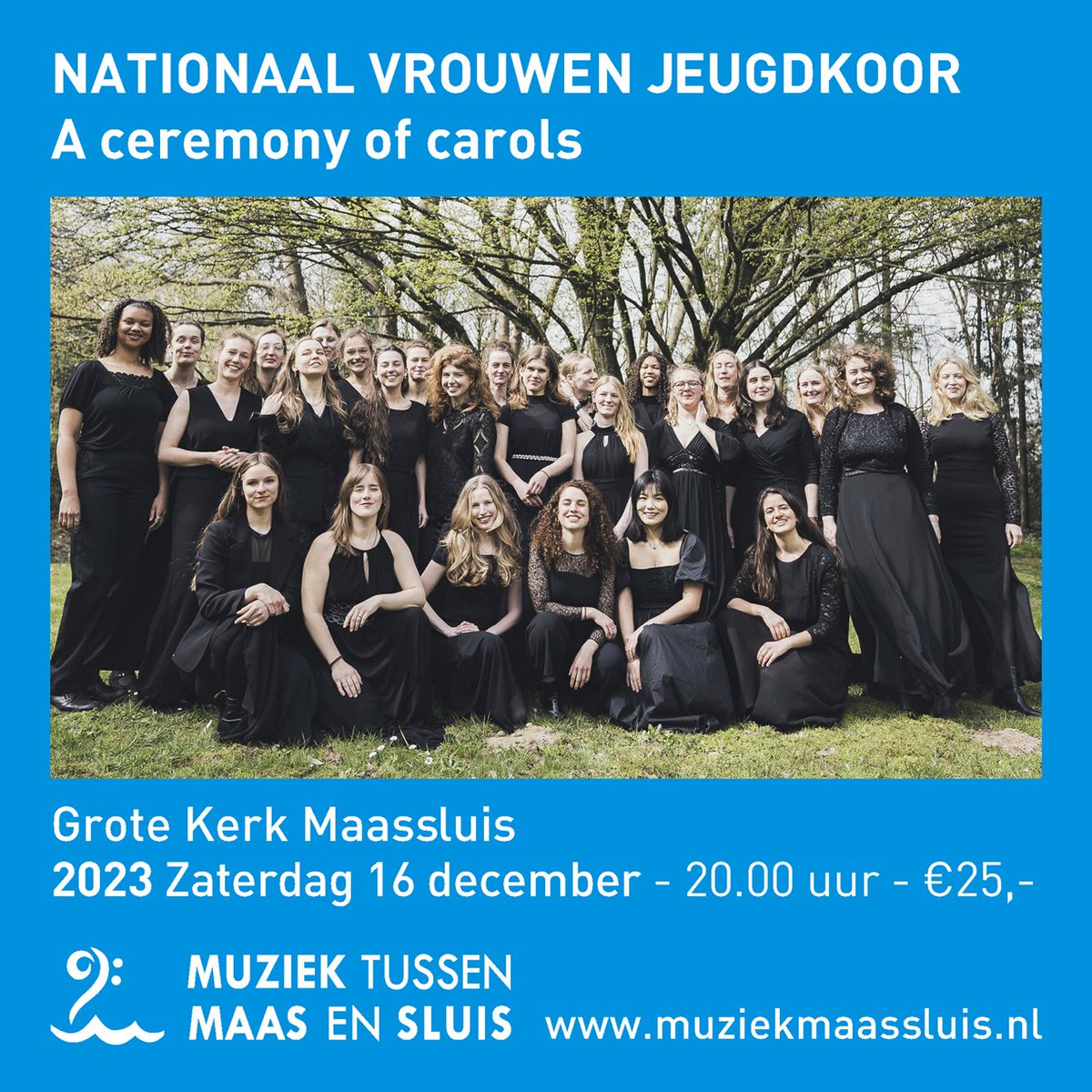Vanavond Kerstconcert door het Nationaal Vrouwen Jeugdkoor in de Grote Kerk te Maassluis. Programma met o.a. A Ceremony of Carols van Benjamin Britten. 

Online tickets verkrijgbaar via ticketkantoor.nl/shop/MTMS16122…

#kerstconcert #kerst #Christmas #maassluis <a href="/nationalekoren/">Nationale Koren</a>