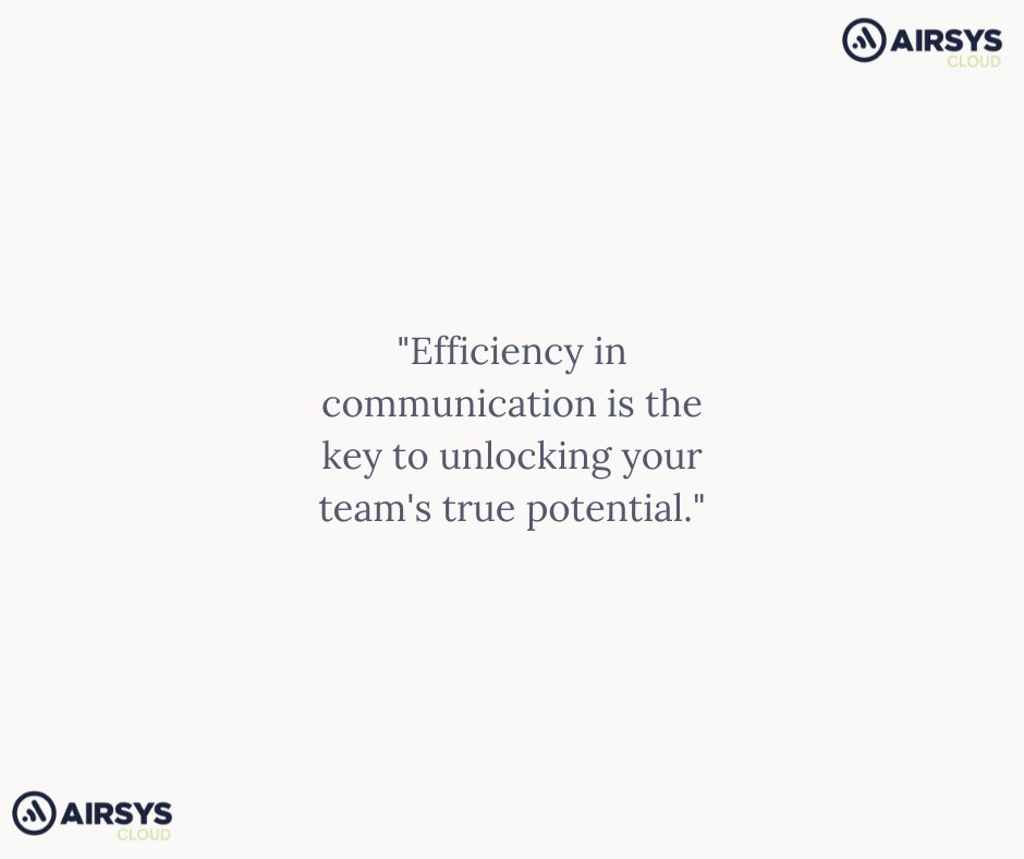 AirsysCloud's tweet photo. https://t.co/rh0Epe7nCT

#CommunicationEfficiency
#UnlockPotential
#TeamSuccess https://t.co/UMNEdb7oPv