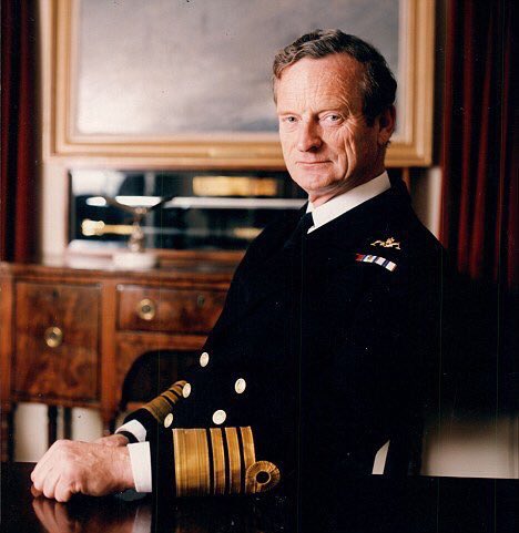 #OnThisDay 1982 Rear Admiral John ‘Sandy’ Woodward is appointed as Falklands Task Force Commander. He transferred his flag from HMS GLAMORGAN to HMS HERMES North of Ascension Island. His account of the war ‘One Hundred Days’ is an excellent account of the campaign.