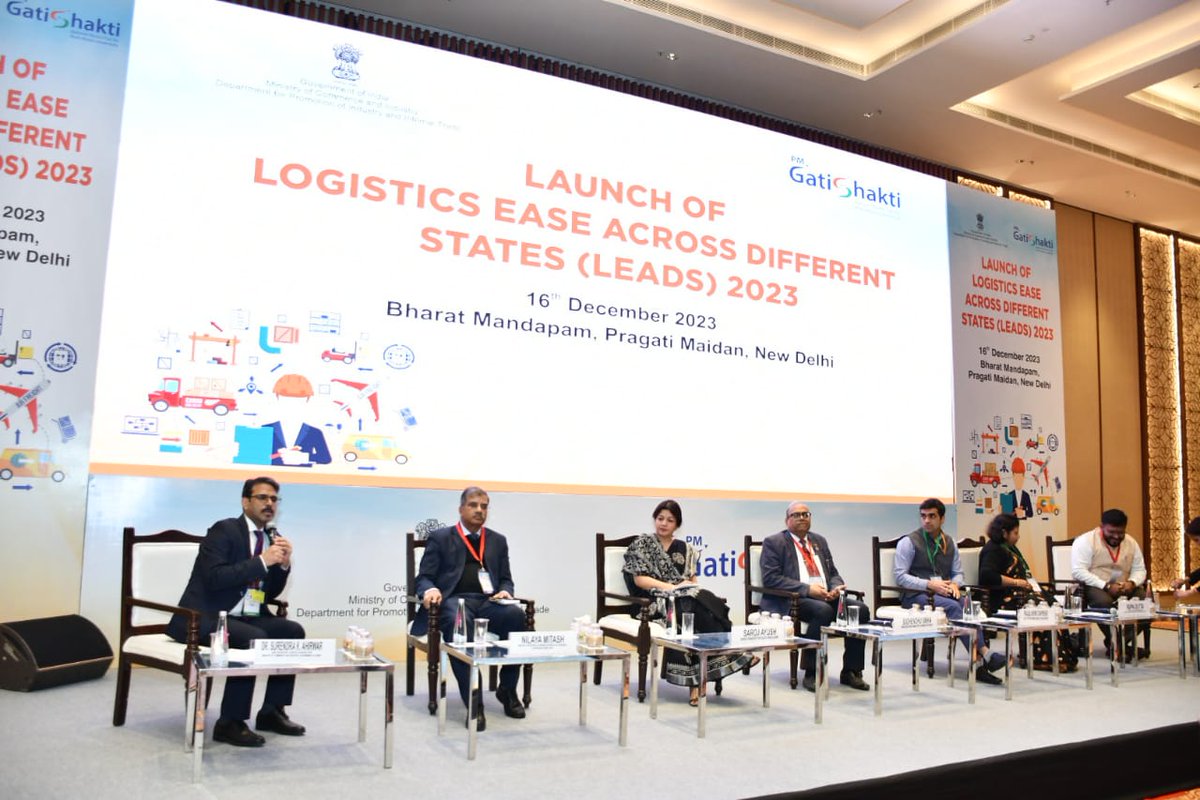 Panel 2 delved into the vital conversation on #Green &amp; #Sustainable logistics, emphasizing the collective commitment to responsible practices in #SupplyChain &amp; #LogisticsManagement. A vision for a greener future across industry stakeholders emerged.🌿#Sustainability <a href="/SumitaDawra/">Sumita Dawra</a>