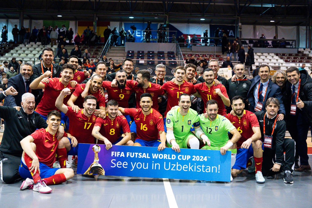 ¡CLASIFICADOS PARA LA WORLD CUP DE 2024 EN UZBEKISTAN! 🌍 🇺🇿

La selección Española de Fútbol Sala ⚽🇪🇸 consigue clasificarse para la Copa del Mundo, donde confían en el trabajo de nuestro nutricionista Manuel Arenas <a href="/manumur/">Murryn Manuel</a>

¡¡ENHORABUENA A TODOS!!
