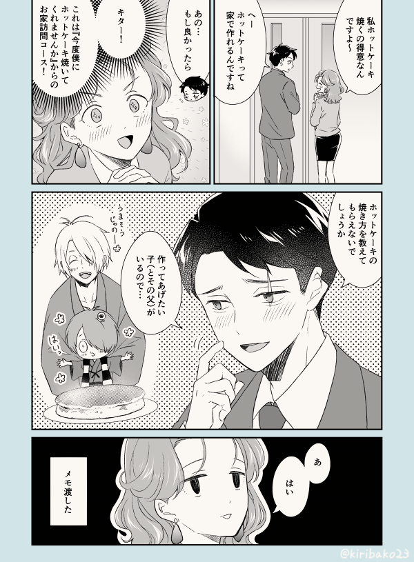 ホットケーキ① ※父水(目水)+鬼前提
フラグは立つ前に粉砕される 