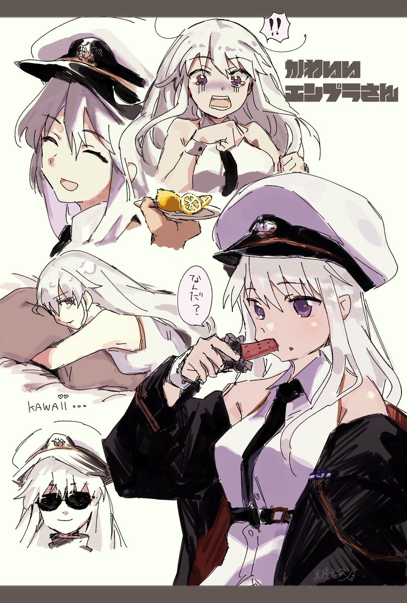 エンタープライズちゃんかわいいね😭 我慢できなくて描きました