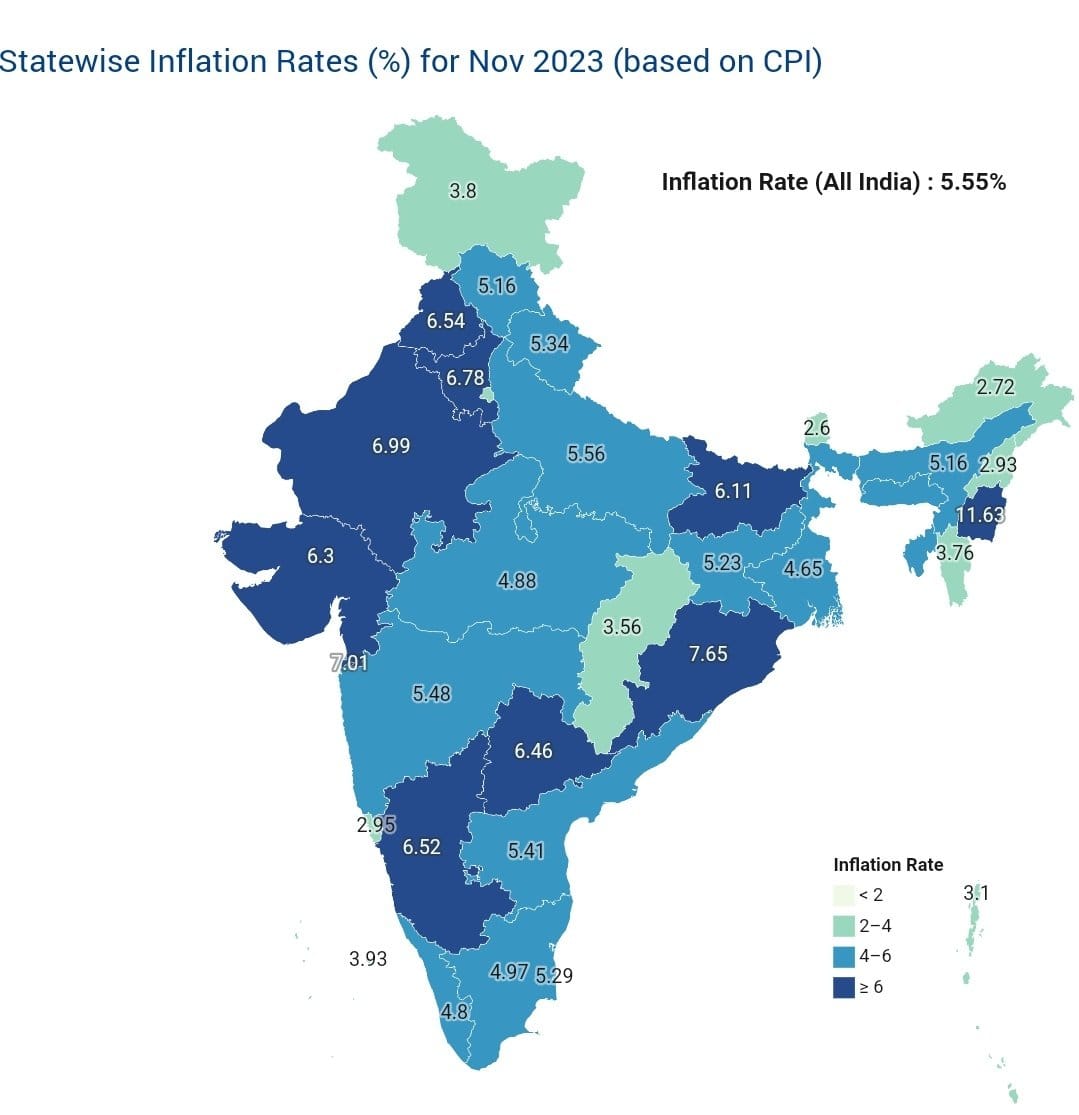 #AndhraPradesh shines with a lower inflation rate compared to Congress-led Karnataka, Telangana, and BJP-ruled Maharashtra, UP, Gujarat. Economic stability, the Andhra way! 📉 #AndhraProgress #EconomicStewardship #Voiceofandhra #risingandhra #CMJagan #APgovt