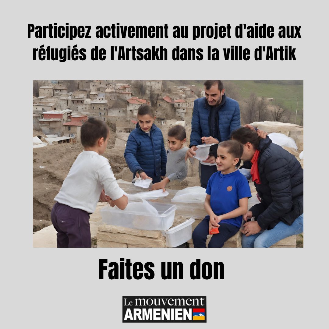 Participez activement au projet d’aide aux réfugiés de l’Artsakh dans la ville d’Artik. dlvr.it/T0CrNf #armenie