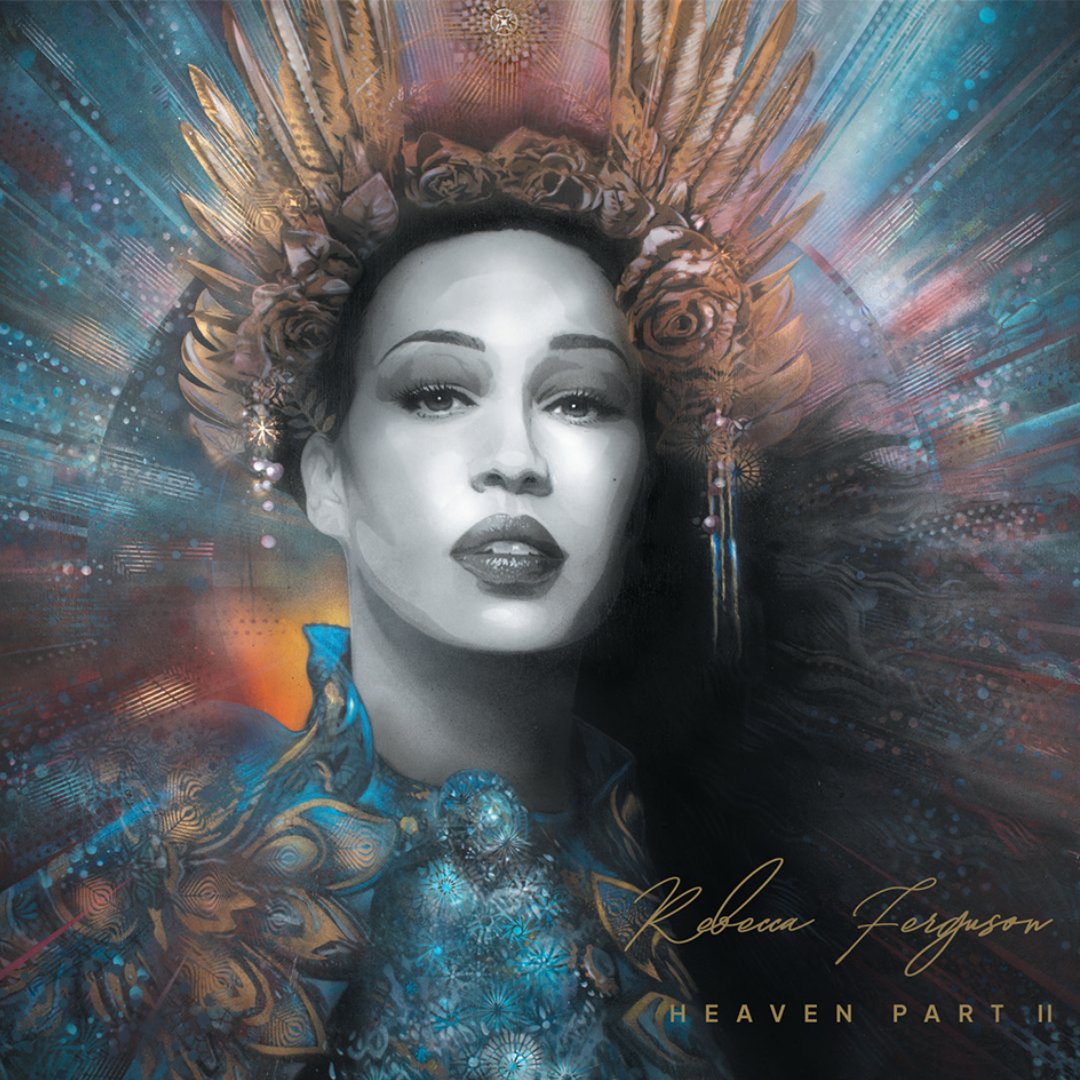 Congratulations to Troika for their stunning collaboration with Rebecca Ferguson on the cover of her recently released new album “Heaven Part II” #ClarendonFineArt #Troika #RebeccaFerguson #HeavenPartII #Music #AlbumCover