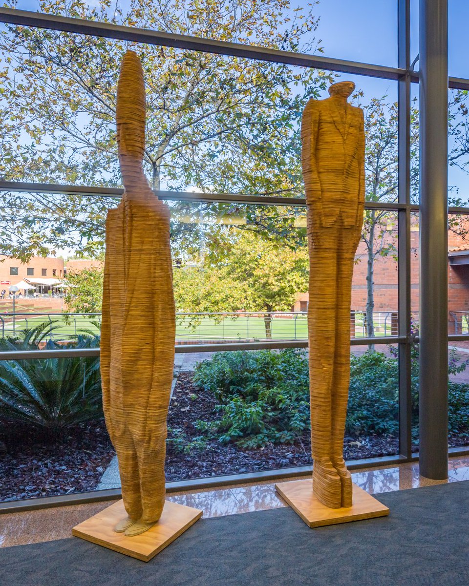 CurtinUni's tweet photo. Check out #CurtinGrad Richie Kuhauptβs βSpagettification occurs...on approaching the event horizon, on leaving the event horizonβ at our Perth campus.
Richie has been creating large scale sculptures since graduating from Curtin with a Master of Art (Visual Arts) in 1995. https://t.co/KhMZ6iI9oq