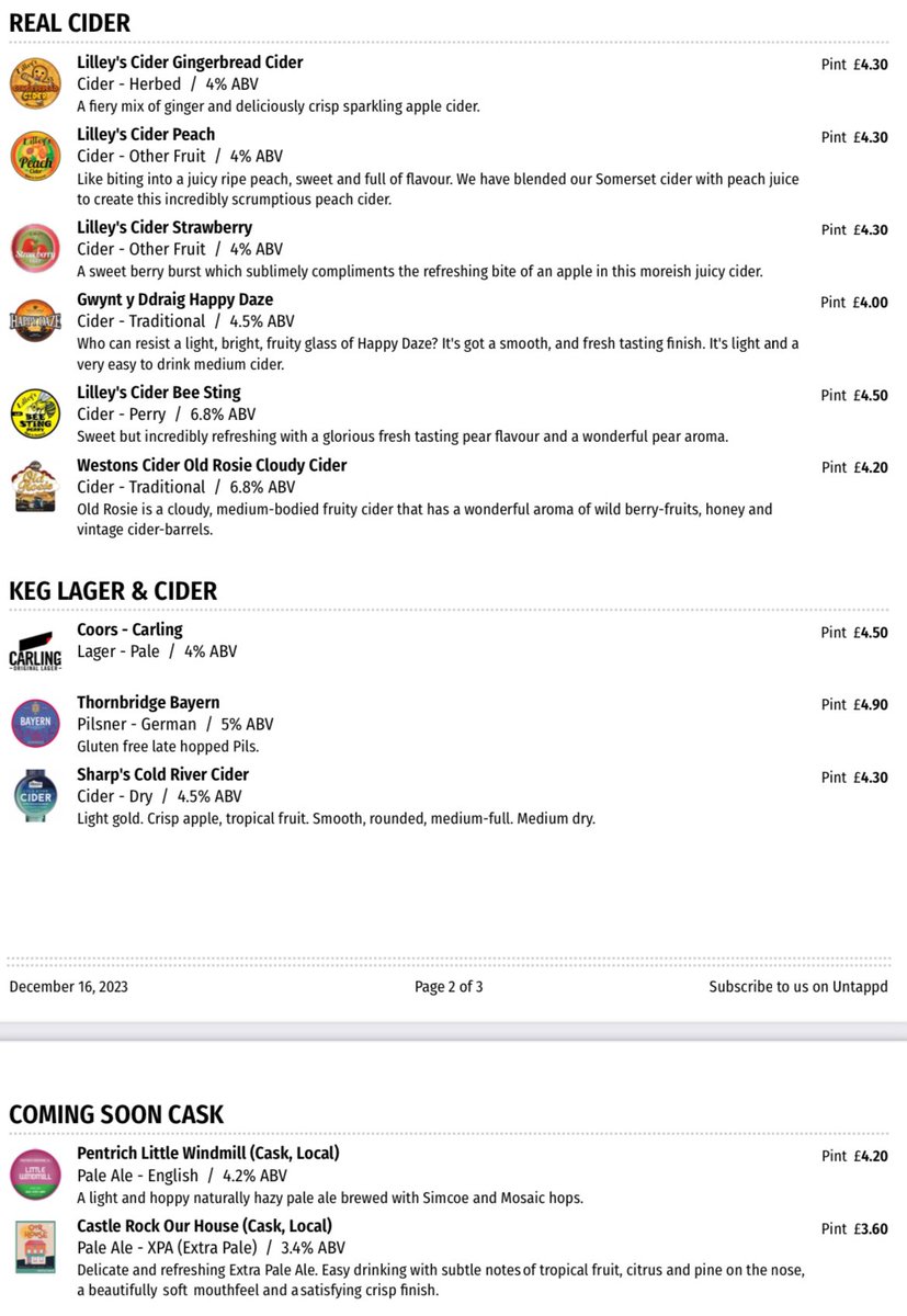 Cask today from <a href="/AbbeydaleBeers/">Abbeydale Brewery</a> <a href="/MBHbeer/">MBH beer</a> <a href="/vocationbrewery/">Vocation Brewery</a> <a href="/CRBrewery/">Castle Rock Brewery</a> <a href="/northridingbrew/">northridingbrewery</a> 🍻