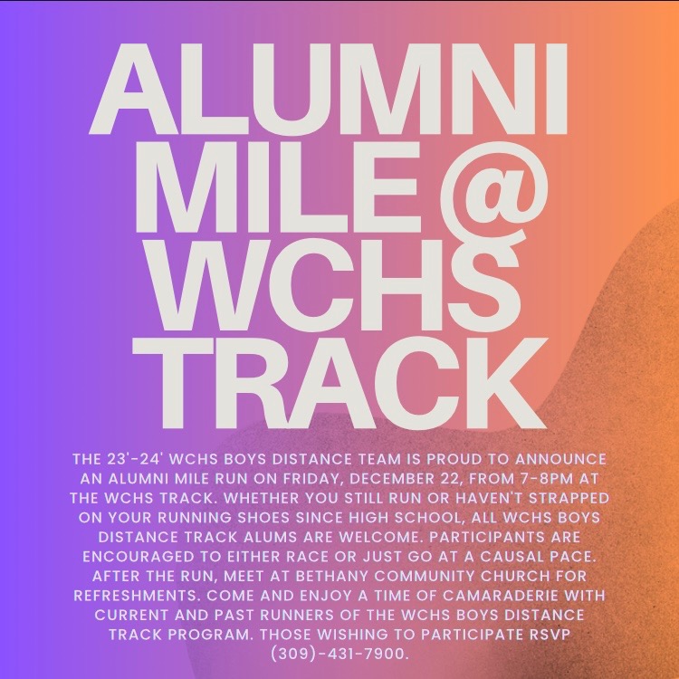 It's not too late to rsvp....whether current boys team or former runners...all are welcome!