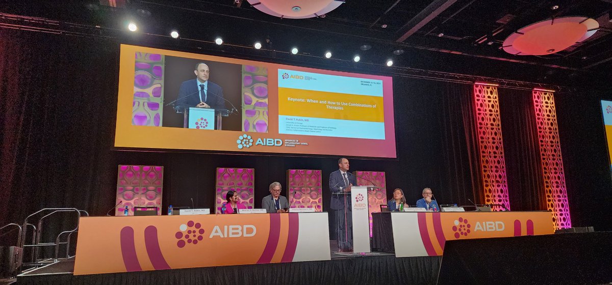 Super excited for the keynote address by @IBDMD at AIBD!! Combination Therapy! #AIBD2023 #aibd