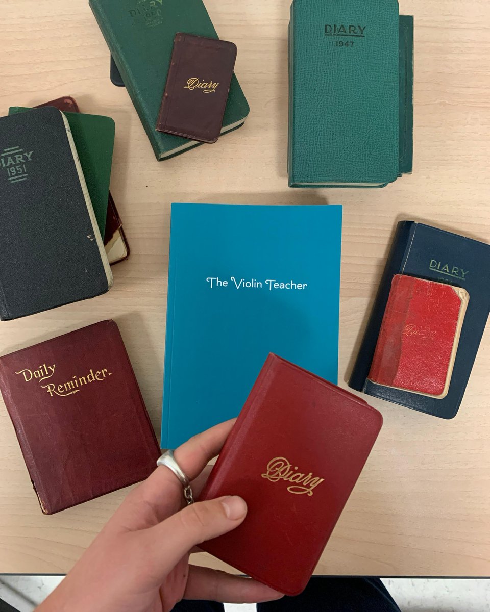 #Guelph #music, history, memoir buffs - get or gift this limited edition book The #Violin Teacher: William Thain, DM or available <a href="/guelphmuseums/">Guelph Museums</a> <a href="/GuelphLibrary/">Guelph Library</a> By Marjorie Devine - Thain's whirlwind story of a life well lived told through his daily journal mini entries 1898-1958