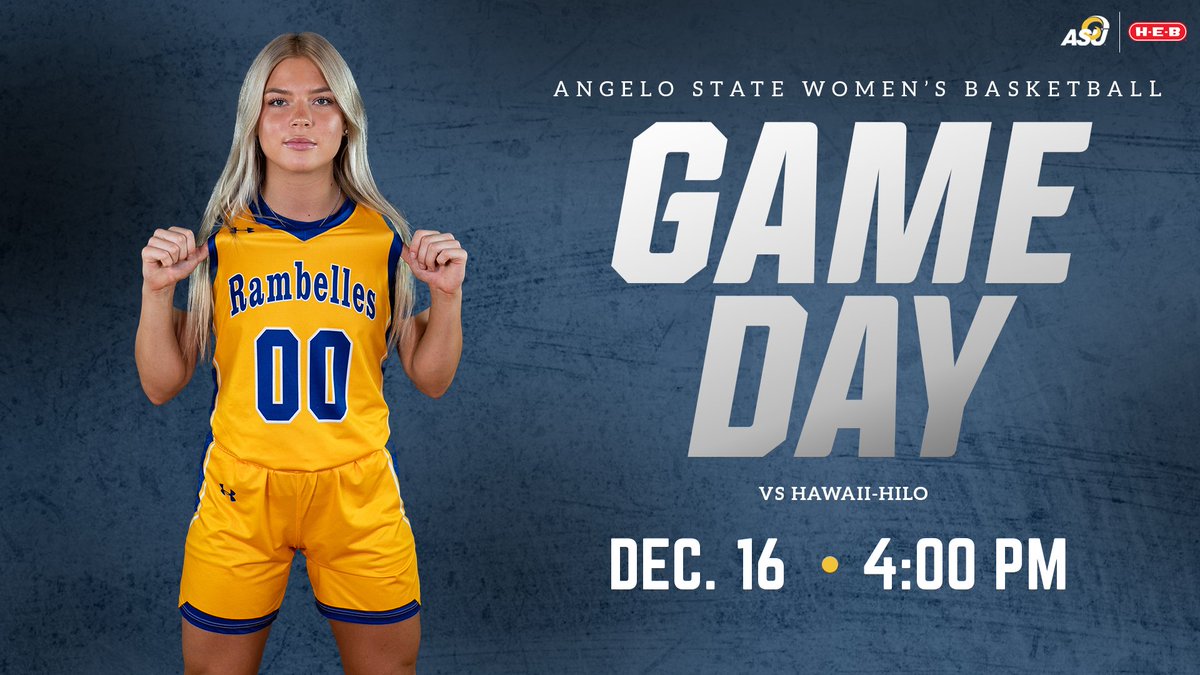Gameday!! The Rambelles take on Hawaii-Hilo on the final day of the Big Island Holiday Classic! 

🏀: Hawaii-Hilo
🕓: Today- 4:00 p.m.
 📍: Hilo, Hawaii
🏟️: Afook-Chinen Civic Auditorium
📊:hiloathletics.com/sidearmstats/w…
💻:crowdcast.io/c/wbasketballv…