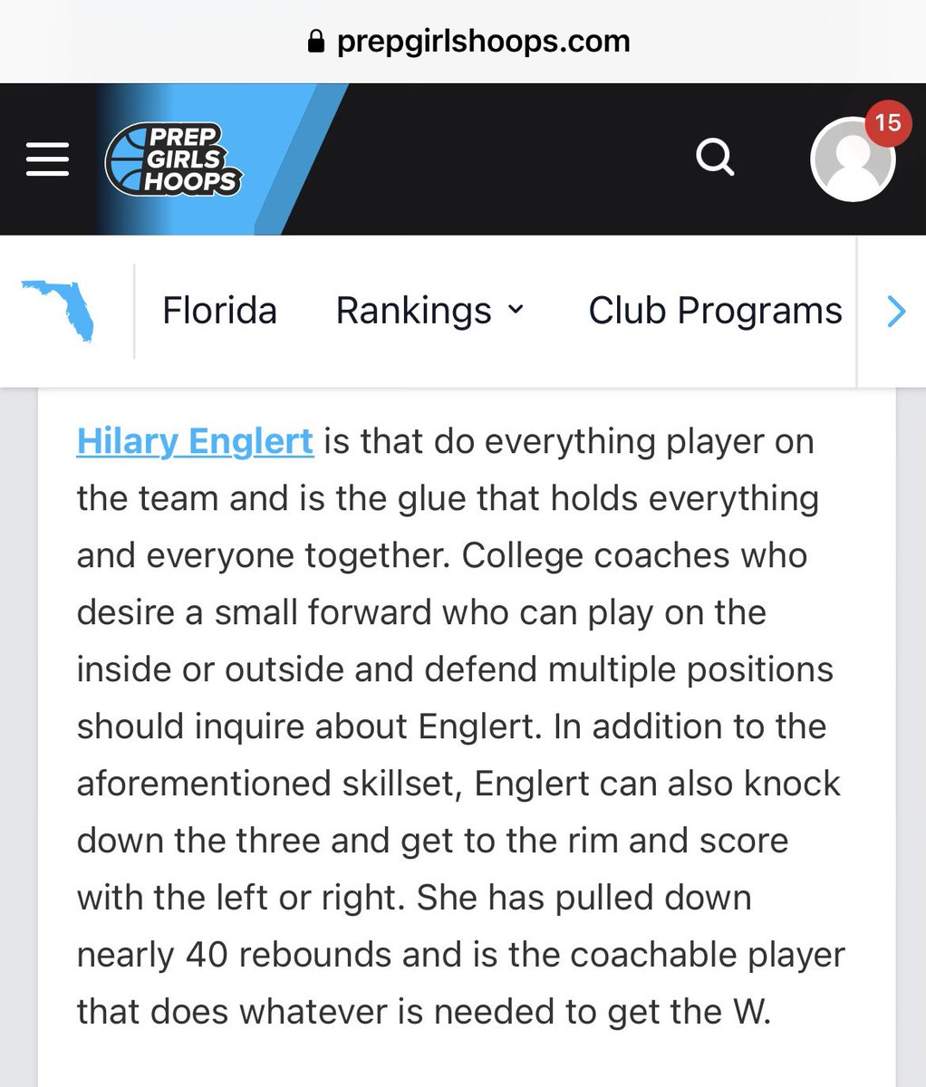 Hilary Englert (@englert_hilary) on Twitter photo Thank you for the write up. <a href="/hunterkeithl/">Keith Catfish Hunter</a> <a href="/PGHFlorida/">Prep Girls Hoops Florida</a> <a href="/BollesHoops/">Bolles Girls Basketball</a> <a href="/sc2222222/">Scott Clarke</a> Thank you for the write up. <a href="/hunterkeithl/">Keith Catfish Hunter</a> <a href="/PGHFlorida/">Prep Girls Hoops Florida</a> <a href="/BollesHoops/">Bolles Girls Basketball</a> <a href="/sc2222222/">Scott Clarke</a>
