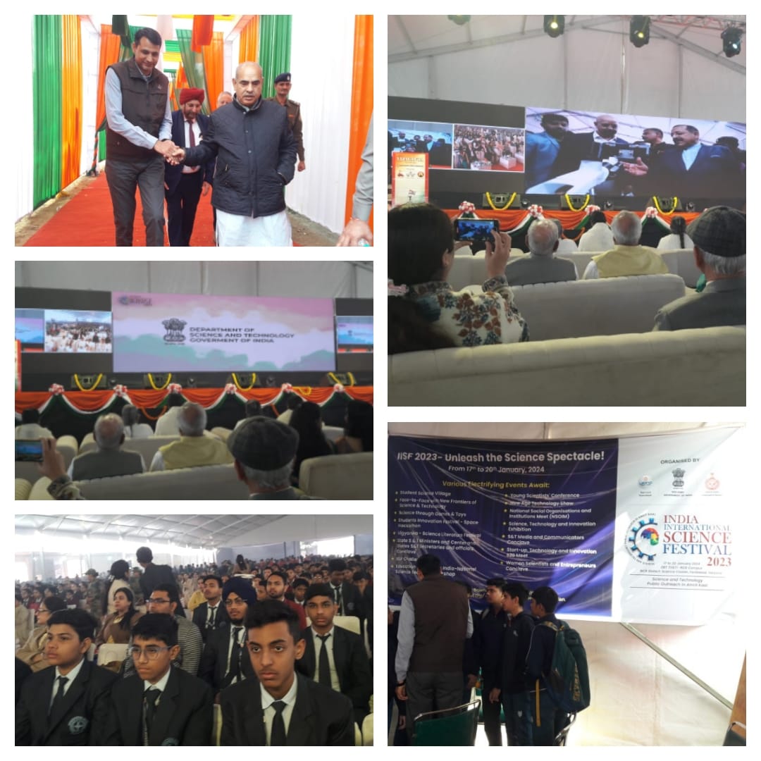 iisfest's tweet photo. A glimpse of #IISF2023 outreach activities at the VIJAYANTA event by Haryana Progressive Schools' Conference (HPSC) @HPSC20 in Faridabad on Dec 16, 2023.
@IndiaDST @nifindia @Vibha_India @CSIR_NIScPR @PIB_India @AkashvaniAIR https://t.co/aOwhxzExC1