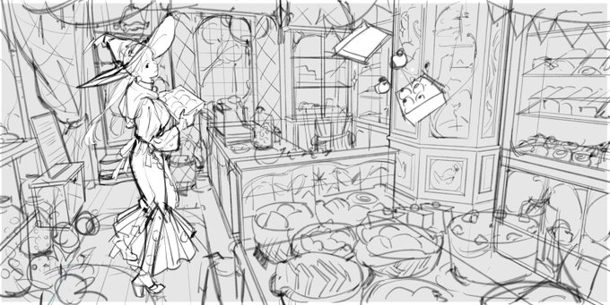 Witch bakery sketch! 