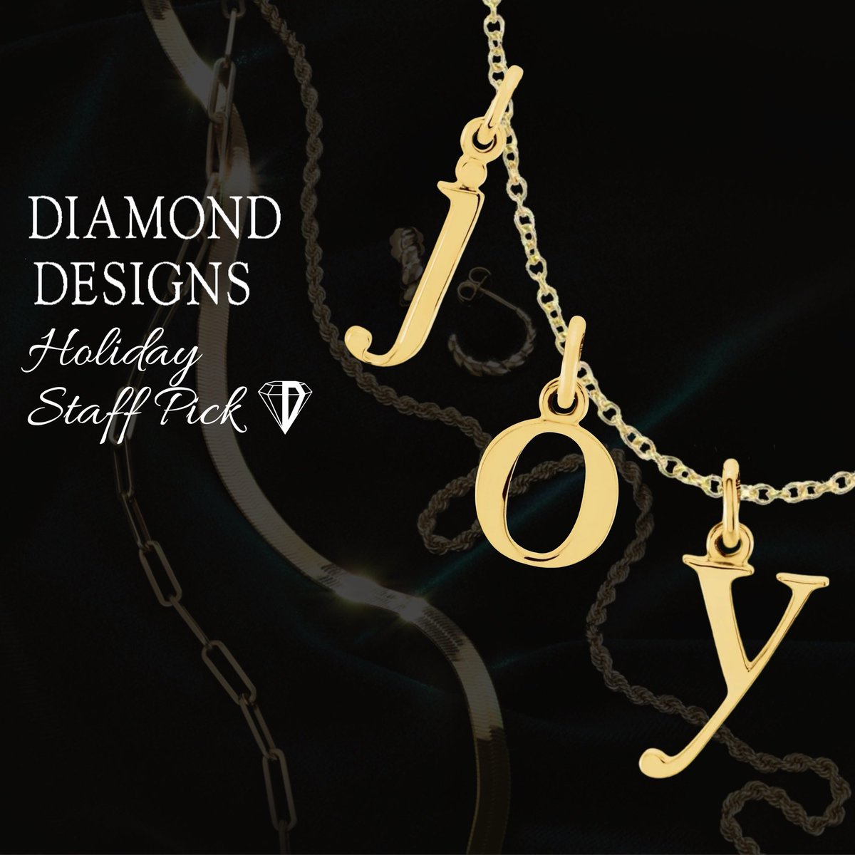 ddesignsct's tweet photo. Initial jewelry for something personal that reflects her style. https://t.co/pcIiJrS7VN