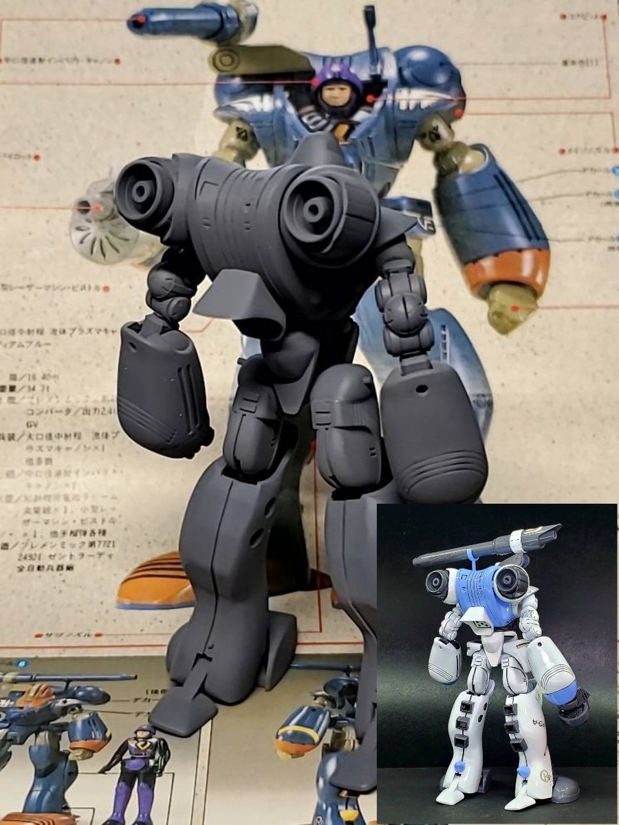 atm_09_m's tweet photo. #ベアサフ
ヌージャデル・ガーとRX-78で参戦します!
何れも旧キットでヌージャデル・ガーはキズチェックの時のでガンダムは近藤版風味のサフ仕上げです。
旧キットの造形は独特の味わいがあるのでやめられません😆
サフだけでも十分カッコイイ(完全に自己満w)✨
#ガンプラは自由だ
#マクロス
#Mobits https://t.co/gxDTR4xfuK