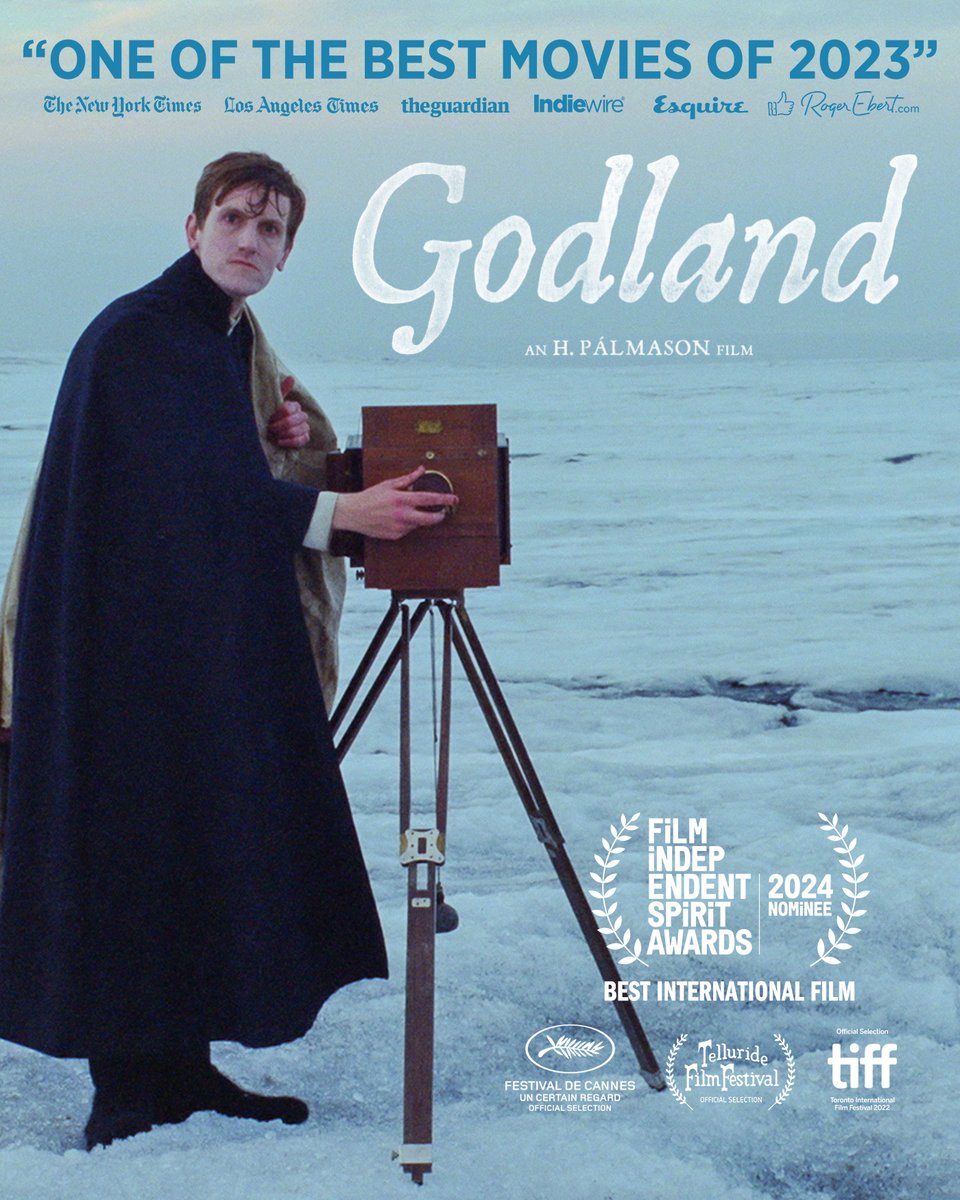 NOMINEE: Independent Spirit Awards, Best International Film Official Entry: ICELAND Best International Feature Film 96th ACADEMY AWARDS® GODLAND is NOW PLAYING on @criterionchannl FOR YOUR CONSIDERATION