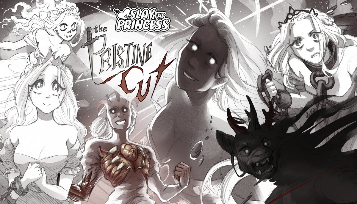 blacktabbygames's tweet photo. Slay the Princess: The Pristine Cut is coming next year.

There will be several new chapters, expansions to others, and more additions that will remain a mystery for now.

It will be a free upgrade if you already own the game, and the game will remain $17.99.

Thank you so much! https://t.co/DCdRLL4Ams