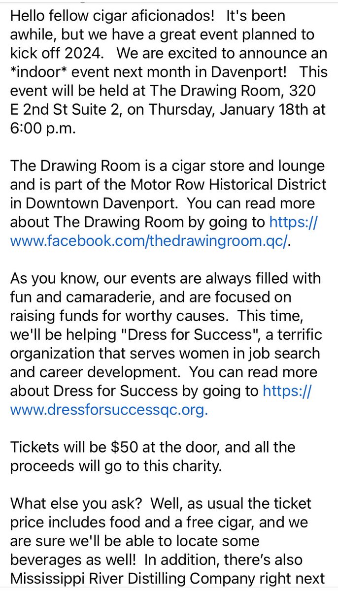 CigarCr's tweet photo. Would you like to join us for some cigars and fun? See below! https://t.co/rmG0kNPbQ0