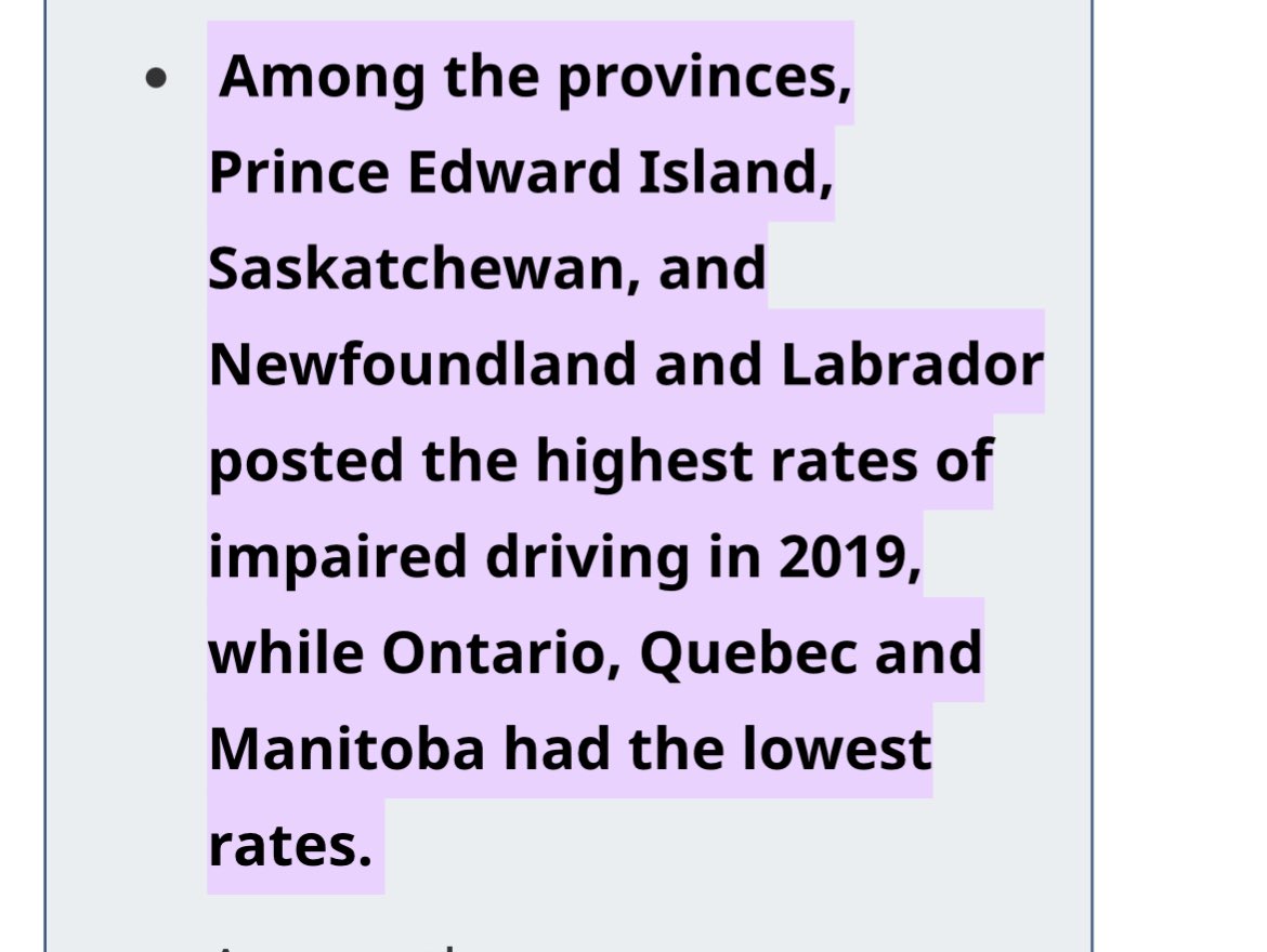 MmeNatalieSmart's tweet photo. @drlorileeoates @JohnRiche @MeaneyJim NL definitely has a problem with overconsumption of alcohol, alcoholism, and drinking and driving. I’m certain there is a lot of it that goes underreported as well. That’s just 2019 from Stats Can. but I’ve also seen a lot of data on our high per capita purchases here. https://t.co/xbfjewczQy