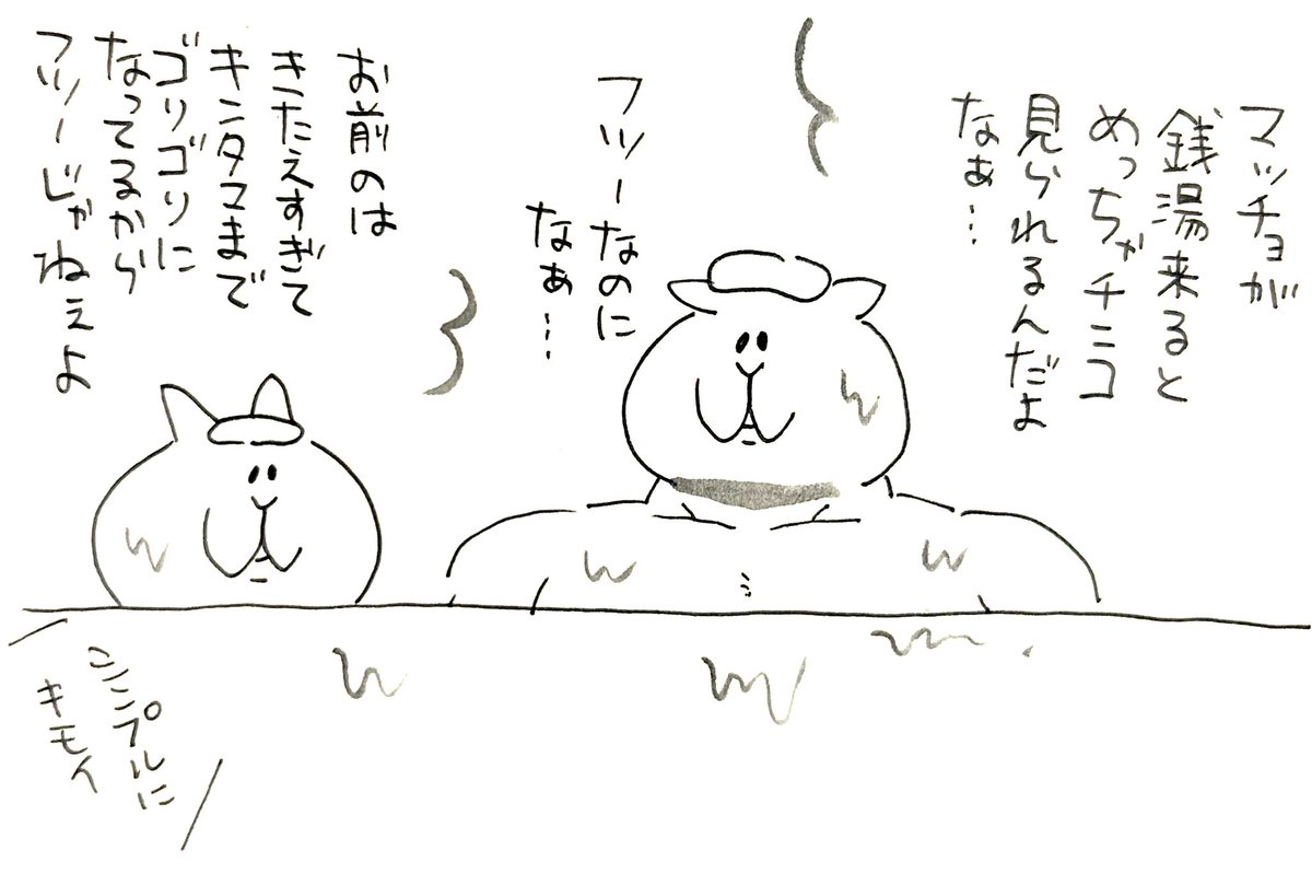 フツーではないと知るマッチョぬこ 
