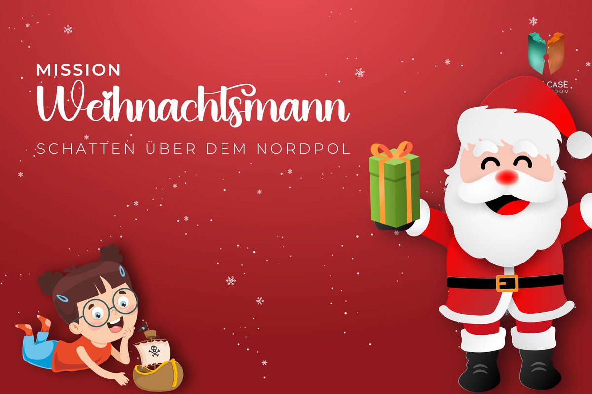 Pünktlich zu Weihnachten veröffentlichen wir unseren neuen #escaperoom "Mission Weihnachtsmann". Begebt euch auf ein spannendes Abenteuer und findet den Weihnachtsmann.🎄🎅
Spielbar ab der 3./4. Klasse - und natürlich in Familien.

Vorbestellbar auf
gamesinstitute.at/missionsweihna…

#twlz