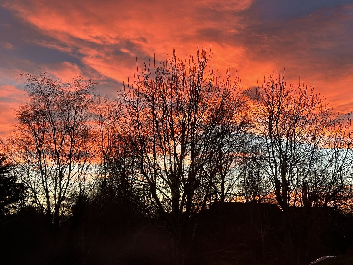 WalnutRede's tweet image. Sky blue pink….. Gorgeous sunset this evening….