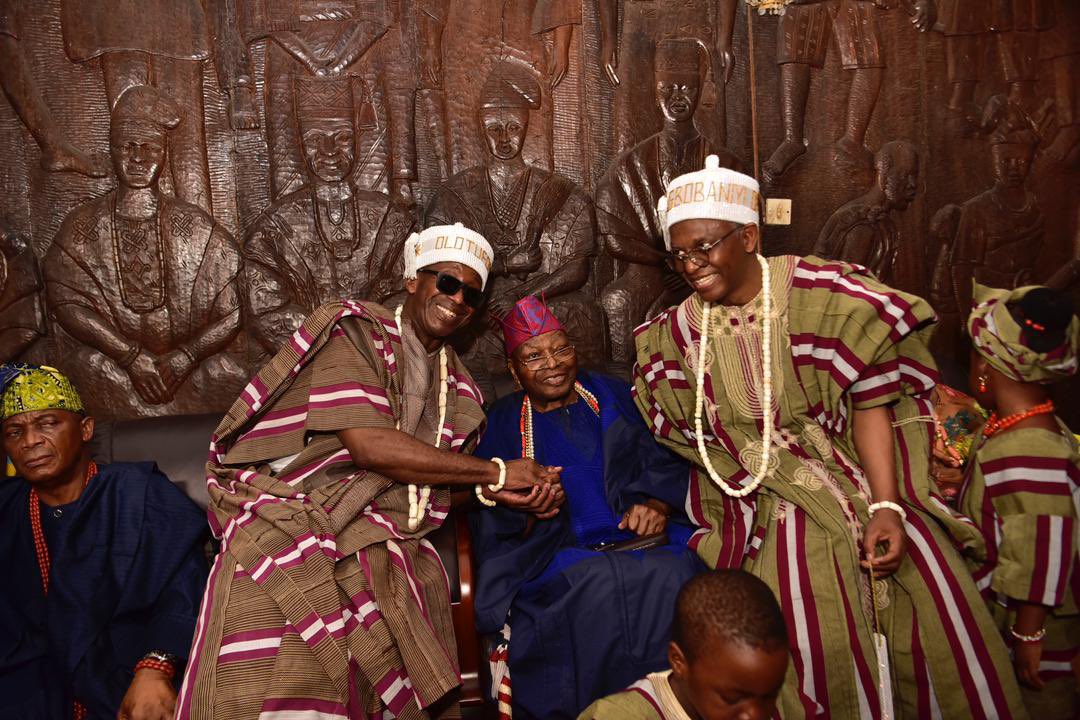 GarShehu's tweet photo. Unless I am wrong, this is the first title to a Northerner by the respected Awujale of Ijebu Land. Congratulations to former Governor Nasir  El-Rufa'i. https://t.co/Jhhx68b7qr