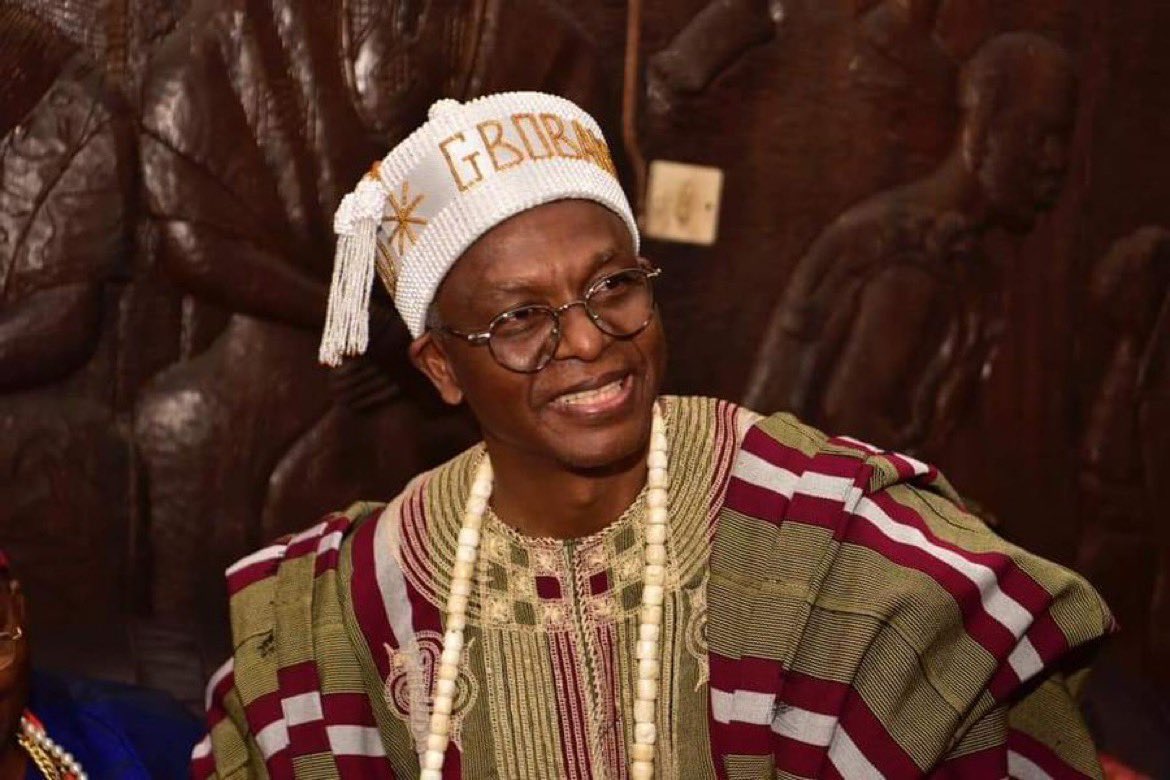 GarShehu's tweet photo. Unless I am wrong, this is the first title to a Northerner by the respected Awujale of Ijebu Land. Congratulations to former Governor Nasir  El-Rufa'i. https://t.co/Jhhx68b7qr