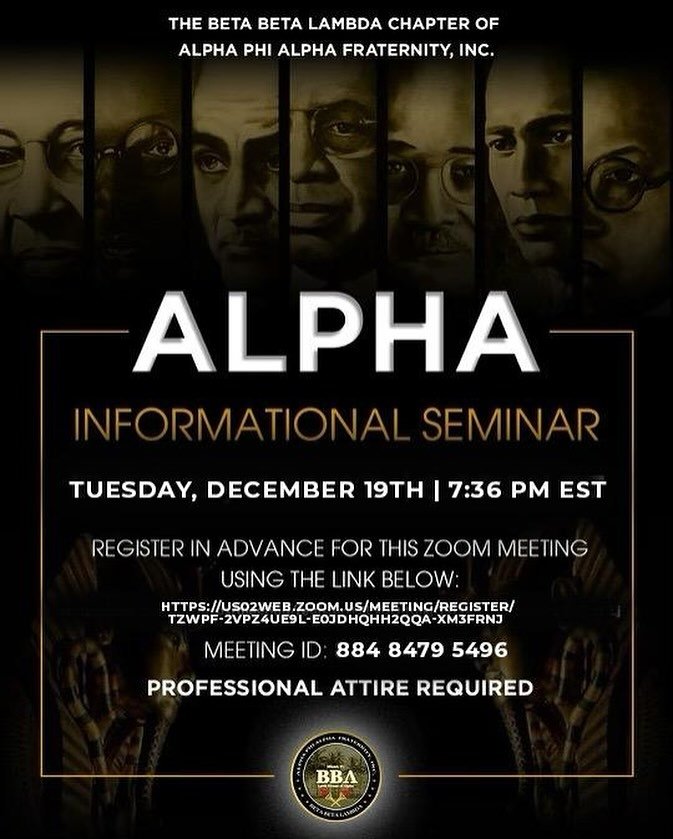 Beta Beta Lambda Chapter of ΑΦΑ tweet media