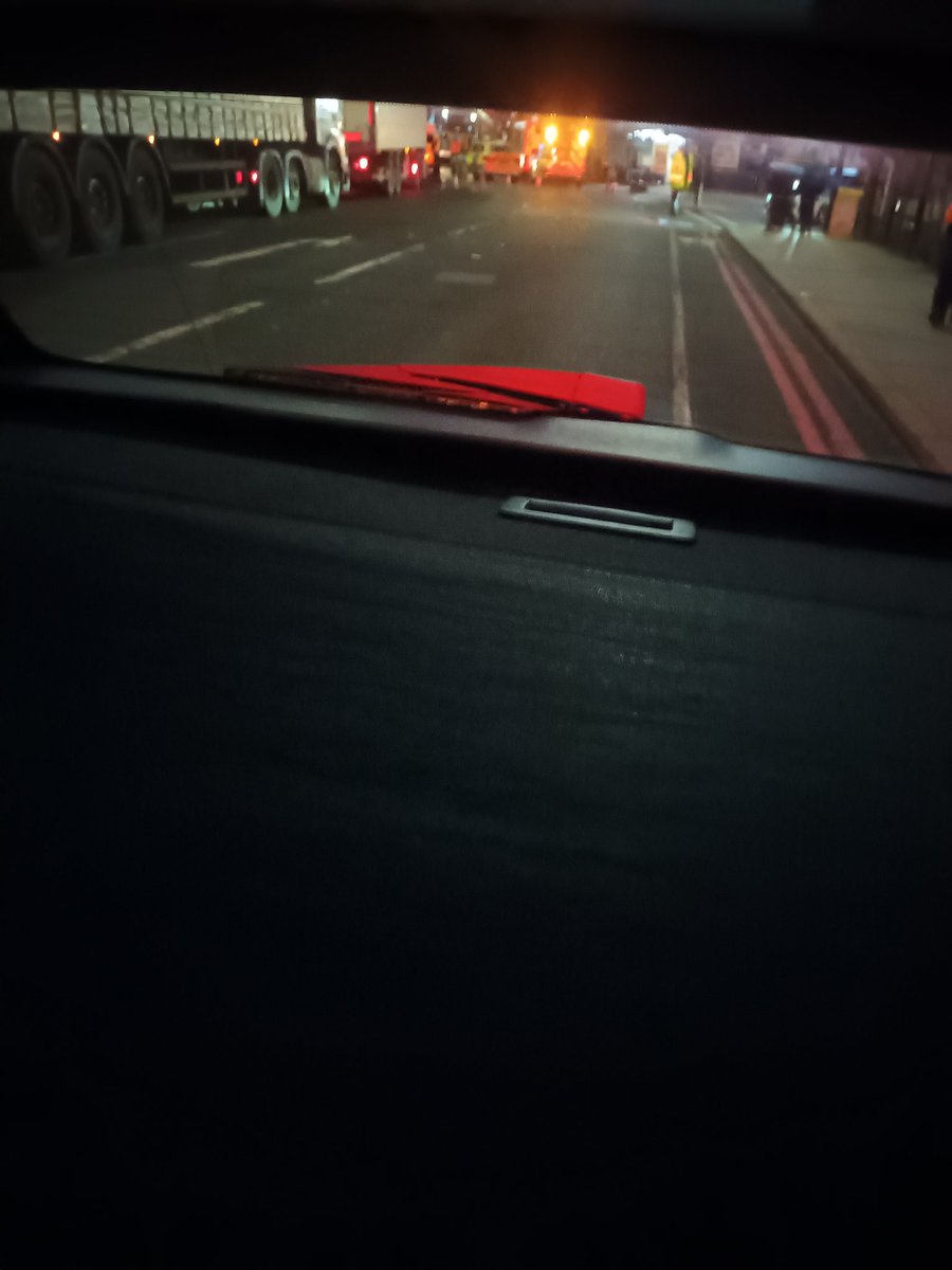 Avoid the A205 at the moment, massive tailbacks of lorries that can't go under either bridge now due to the other lorry.#catford