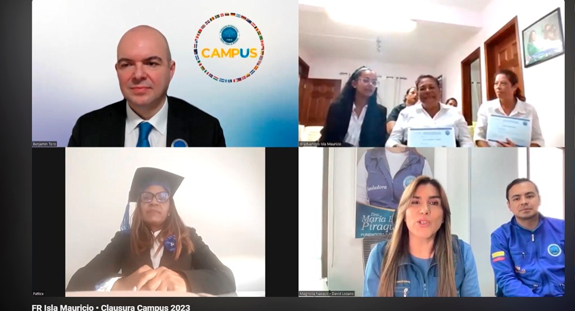MLPiraquive's tweet photo. Felicitaciones a todos los graduandos que se capacitaron en el Campus Virtual de la Fundación Internacional María Luisa de Moreno @FIMLM durante este año. Ejemplos de éxito que convirtieron sus sueños en realidad con valores y conocimientos, que Dios les bendiga y les premie su esfuerzo y dedicación en este proyecto de vida.

#PromCampus2023 #CampusFimlm2023 #CampusFIMLM #FIMLM23Años