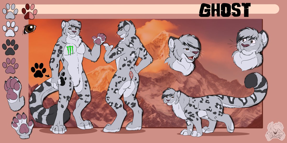 CooperToonhyena's tweet photo. Big Cat Refsheets :D

Funny fact, they ordered their refsheets at the same time without knowing each other :D

🐱 Ghost
🐱 Marty https://t.co/M4osJRyWc7