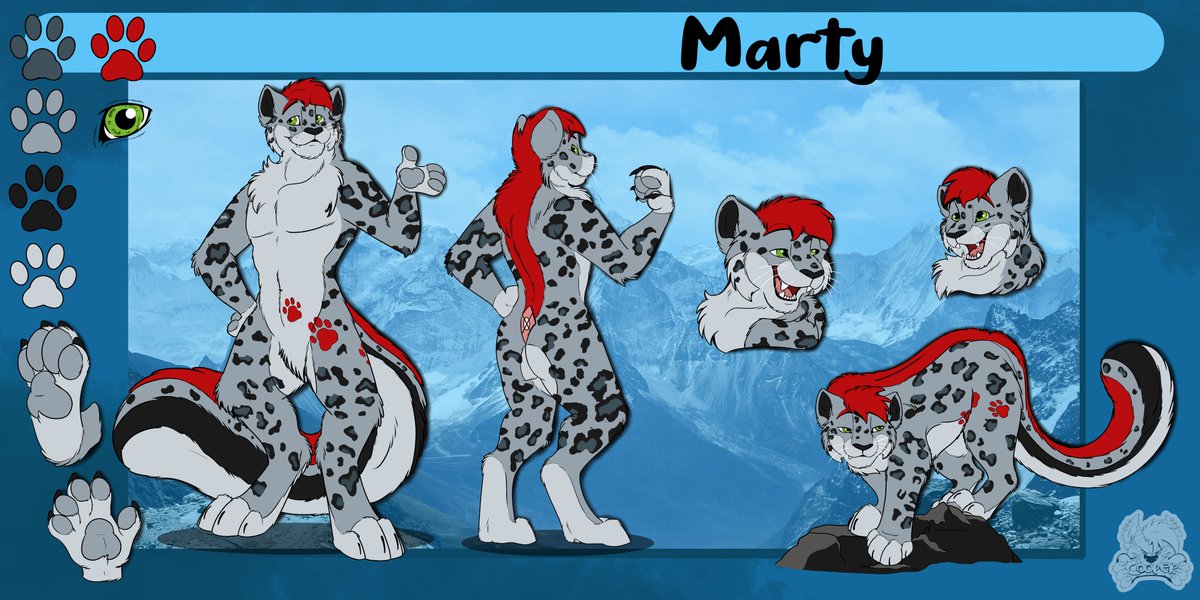 CooperToonhyena's tweet photo. Big Cat Refsheets :D

Funny fact, they ordered their refsheets at the same time without knowing each other :D

🐱 Ghost
🐱 Marty https://t.co/M4osJRyWc7