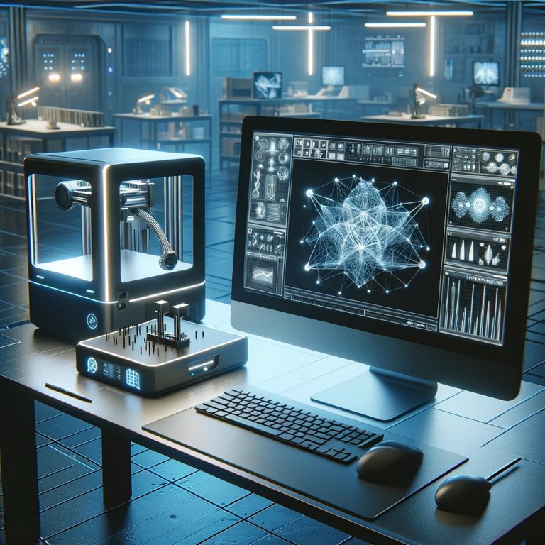 BrianRoemmele's tweet image. Success on 3DPrintGPT!

With a ridiculous low budget (no VCs care)—from not going to movies or buying Starbucks, since April, 3 of us now have a solid AI system that produces STL files for any 3D printer.

ANY image generated or analyzed by the system is PRINTABLE.

More soon!